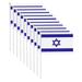 KEYBANG Israel Flag Israeli flag Embroidered flag Bandera de Israel Israel Flag Flag Set Small Handheld Flag 5x8 Inches Israel Flag Flag Set Small Handheld Flag 8x12 Inches(Buy 2 get 3) Clearance