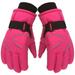 Dorkasm Kids Winter Gloves Cute Work Gloves 4Y-8Y Snow Gifts Unisex Gloves for Kids Ski Gloves Thin Child Children Kids Waterproof Kids Gloves with Grips Hot Pink One Size