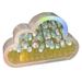 Lierteer DIY Cloud Tulip LED Night Light Mirror Table Lamps Bedroom Ornaments Decoration Blue