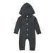 Binpure Baby Kids Boys Girls Infant Hooded Romper Jumpsuit Clothes Outfits