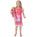 Peppa Pig Toddler Girls Pajamas Kids Nightgown With Matching Doll Gown Set