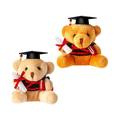 NUOLUX 4pcs Graduation Bear Doll Toy Home Bedroom Bear Stuffed Toy Bear Doll Plaything Toddlers Bear Toy