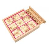 Wooden Sudoku Board Sudoku Chess Toy Brain Teaser Portable Math Toy for Kids Pink