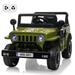 Shininglove 12V Kids Electric Vehicles with Parental Control 4.5Ah Powered Electric Ride on Car Boys Ride on Toys Christmas Gifts for 3-8 Yrs Old Toddlers Green