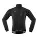 Arsuxeo Men s Autumn Winter Jacket - Waterproof Windproof Thermal Fleece Bike Jersey for MTB Riding and Running