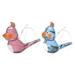 Bird Water Whistle Whistling with Hanging Rope Musical Instrument Novelty for Kids Bags Fillers Boys Girls Party Supplies 2pcs Blue Pink