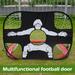 Austok Soccer Goal Nylon Football Goal Net Foldable Portable Soccer Goal Kids Children Football Target Net for Playground Backyard Indoor Outdoor 110 x 80 x 80 cm