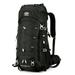 VANAHEIMR 60L Large Capacity Camping Backpack - Waterproof Backpacking Mountaineering Backpack Black