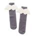 ZMHEGW Children s Socks Stockings Solid Color Wing Bow Half High Tube Pile Pile Socks High Ankle Socks Dinosaur Tall Socks Girls Toddler Boys Socks Low Cut Boy Socks