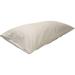 Bean Products Cotton King Size Bed Pillow Filled with Kapok Zippered Shell 20 L x 36 W Natural 1 Pcs