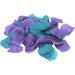 AllHeartDesires 1000PCS Purple Teal Mixed Mermaid Party Supply Silk Rose Flower Petals Wedding Confetti Girl Baby Shower Birthday Bridal Shower Party Aisle Decoration