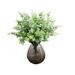 FORSHUYU 18PCS Eucalyptus Artificial Greenery Fake Dusty Frosted Eucalyptus Stems Branches for Bouquet Filler Farmhouse Kitchen Hanging Planter Table Decor Artificial Green Plants