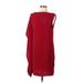 Trina Turk Casual Dress - Mini Crew Neck Short sleeves: Burgundy Print Dresses - Women's Size X-Small