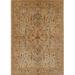 Ahgly Company Indoor Rectangle Mid-Century Modern Brown Sand Brown Oriental Area Rugs 2 x 4