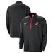 Men's Nike Black Portland Trail Blazers 2023/24 City Edition Authentic Coaches Half-Zip Top