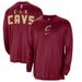 Men's Nike Wine Cleveland Cavaliers 2023/24 City Edition Authentic Pregame Performance Long Sleeve Shooting T-Shirt