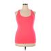 C9 By Champion Active Tank Top: Pink Activewear - Women's Size 2X-Large