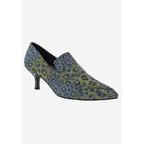 Wide Width Women's Brim Pump by Bellini in Blue Leopard Multi (Size 12 W)