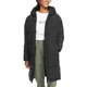 Women's Roxy Womens Test of Time Hooded Long Line Padded Jacket - Black/Grey - Size: 12