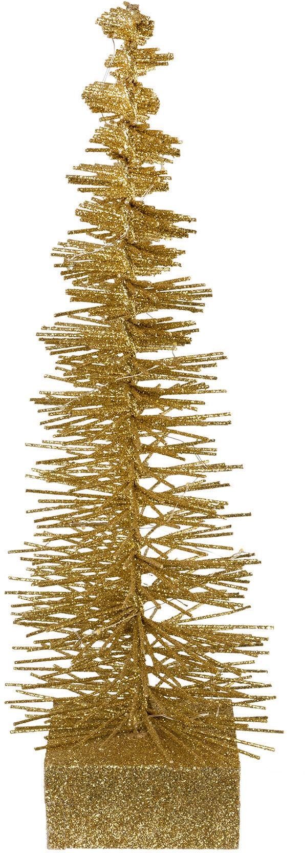 Dekobaum CREATIV LIGHT "Weihnachtsdeko", beige (champagner), H:40cm, Dekofiguren, mit Timer und Fernbedienung Image