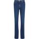 Bootcut-Jeans TOMMY HILFIGER CURVE "CRV BOOTCUT RW KAI" Gr. 52, N-Gr, blau (mid blue) Damen Jeans Bootcut