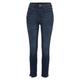 5-Pocket-Jeans BOSS ORANGE "Kitt High Rise Hochbund Waist Premium Denim Jeans" Gr. 27, N-Gr, blau (navy 410) Damen Jeans Röhrenjeans