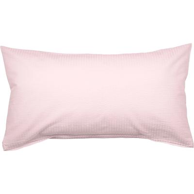 Kissenbezug JANINE "PIANO 0125", rosa (hellrosa), B:80cm L:40cm, Mako-Soft-Seersucker, Seersucker, Kissenbezüge, mit Reißverschluss, Soft-Seersucker, passend zur Bettwäsche Image