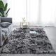 RUGSTORE Homeware Rugs Living Room Large 160x230 Cm - Black Area Rugs for Bedroom - Super Soft Anti Slip Fluffy Shaggy Rug Thick Pile Non Shedding (Dark Grey, 160 X 230 CM)
