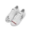Sneaker DOGO "Ace Low-Top Sneaker What's Up Doc? Bugs Bunny Damen Sneaker, Ace", Damen, Gr. 41, Normalschaft, grau (weiß, grau), Lederimitat, casual, Schuhe, Vegan