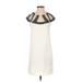 Diane von Furstenberg Cocktail Dress: Ivory Dresses - Women's Size 0