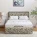 Winston Porter Neilius Upholstered Platform Bed w/ Washable Slipcover Polyester in Red/Gray/Green | Queen | Wayfair