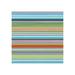 Chelsea Art Studio Brilliant Stripes I by Nash Rambler - Graphic Art Canvas/Metal in Blue/Orange/Red | 40 H x 40 W x 1.5 D in | Wayfair