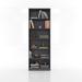 Ebern Designs Raubsville 70.75" H x 24.75" W Standard Bookcase Wood in Black | 70.75 H x 24.75 W x 9.57 D in | Wayfair