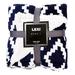 Lexi Home 71" x 79" Plush Reversible Sherpa Fleece Blanket Microfiber/Fleece/Microfiber/Fleece in Pink/Blue | 79 H x 71 W in | Wayfair LB4765