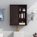 Latitude Run® Nathanal Bathroom Wall Cabinet Manufactured Wood in Brown | 27.95 H x 23.62 W x 7.09 D in | Wayfair E9B6B5A47C46470D8CFE0E140C58FDC1