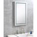 Brayden Studio® Cheyann Rectangle Wall Mirror Metal in White | 40 H x 24 W x 1.2 D in | Wayfair 46CBC263B9264D44A171BF6D09AE2C1E