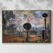 Wexford Home Outside The Station Saint On Canvas Print, Solid Wood | 37" H x 25" W x 2" D | Wayfair CF10-506MONET-FL301