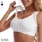 Reggiseno con chiusura frontale sexy di grandi dimensioni Reggiseno senza ferretto Intimo da donna Push Up Bralette Intimo femminile Reggiseni sfoderati Lingerie