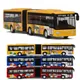 Legierung Bus Modell hohe Simulation Spielzeug Auto Modell Druckguss Kunststoff Pull-Back Bus