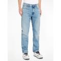 Relax-fit-Jeans TOMMY JEANS "ETHAN RLXD STRGHT" Gr. 32, Länge 32, blau (denim light) Herren Jeans Relaxed Fit im 5-Pocket-Style