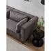 2-seat Lounge Sleeper Loveseat with Pillows, Square Arm Bench, Grey