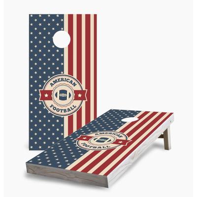 American Football Cornhole Game (Choose Wraps or Boards)