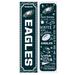 47" Double Sided Seasonal Porch Leaner, Philadelphia Eagles - 47" x 11.25"