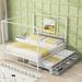 Metal Canopy Platform Bed with Trundle and 3 Storage Drawers