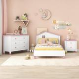 Playhouse Design Twin Size House Bed Kids Bed/3-Pieces Bedroom Sets