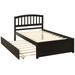 Classic and Stylish Design Twin Size Upholstered Platform Bed House Bed Kids Bed Trundle