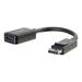 C2G Legrand DisplayPort to HDMI Male to Female Displayport Cable Black DisplayPort Cable 8 Inch Digital Display
