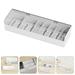 Desktop Cable Organizer 1pc Plastic Cable Management Box Clear Power Cord Organizer Electronics Organizer