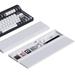 Xinhuadsh Keyboard Wrist Rest Holder with Multi-compartments Storage Box Ergonomic Anti-slip Black White PC Keyboard Wrist Support Pad Cushion Keyboard Accessories