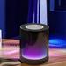 Ikohbadg Portable Wireless Bluetooth Speaker with Subwoofer Colorful Atmosphere Lights Long Battery Life and Surround Sound - Ideal for Home Use and Card Parties